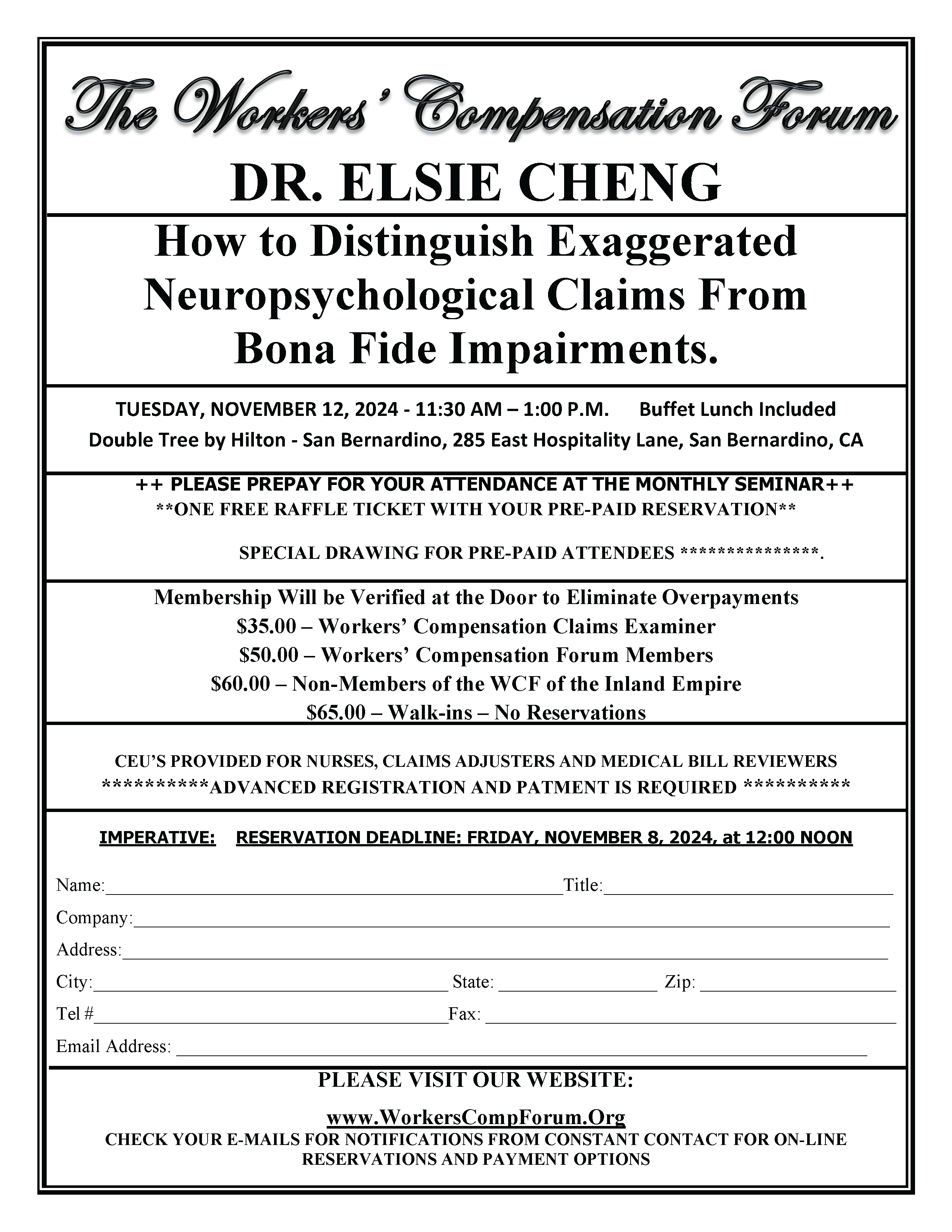 DR ELSIE CHENG - 11-12-2024 WCF FLYER -